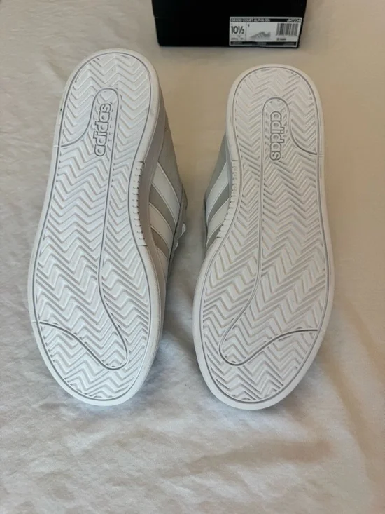 Adidas Grand Court Alpha Shoes - Light Gray and White - Picture 7 of 8